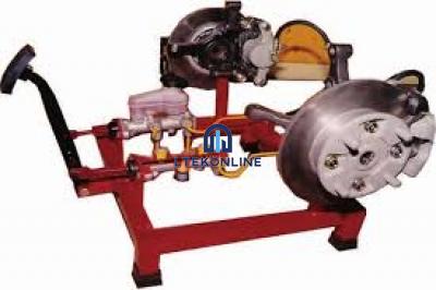 盘式制动系统的切割部分模型